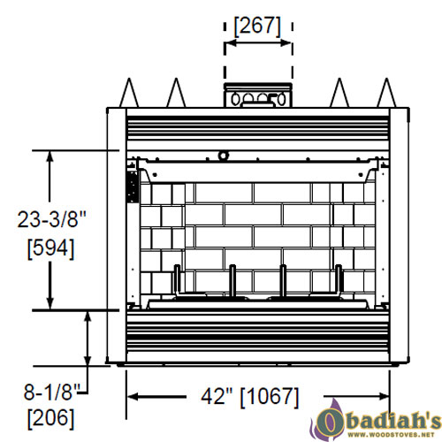 Heatilator Accelerator A42 Wood Fireplace at Obadiah's Woodstoves.