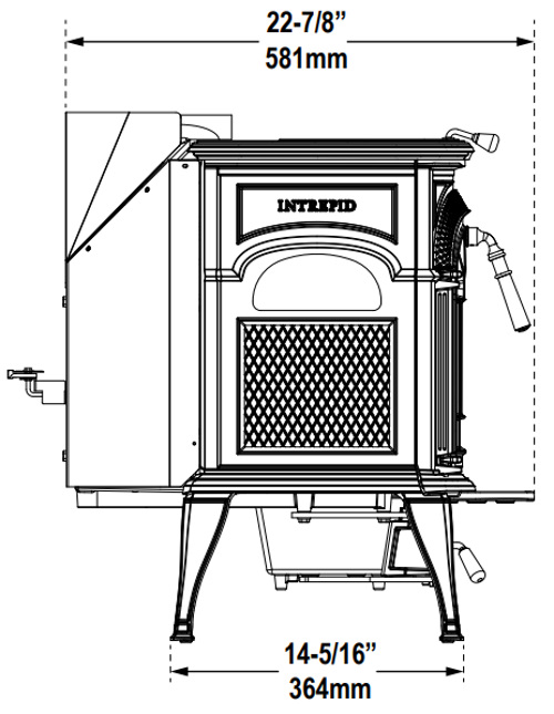 Vermont Castings Intrepid Flexburn Wood Stove